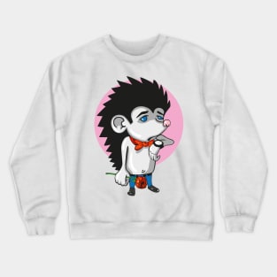 hedgehog is waiting for his beloved Crewneck Sweatshirt